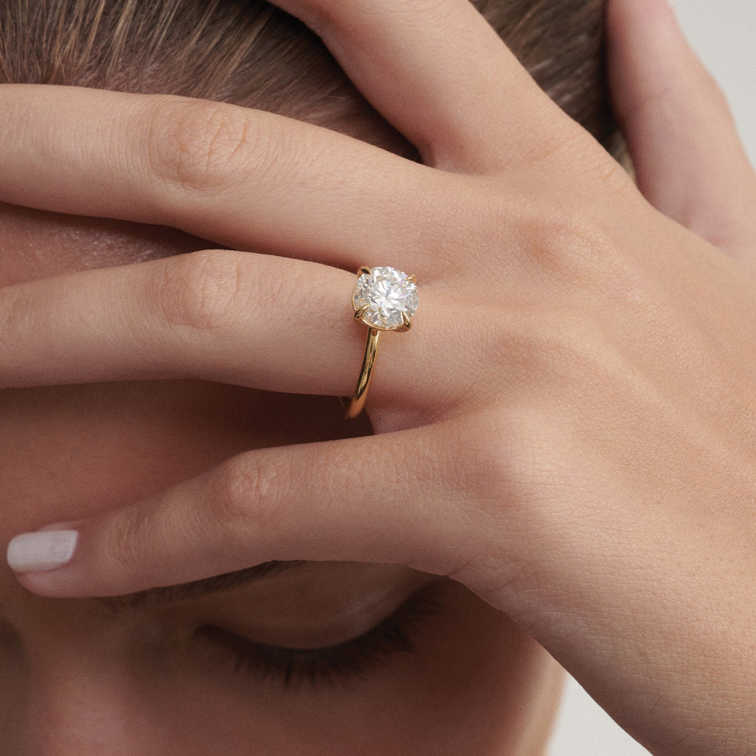 Cleo | Round Solitaire Lab-Grown Diamond Engagement Ring