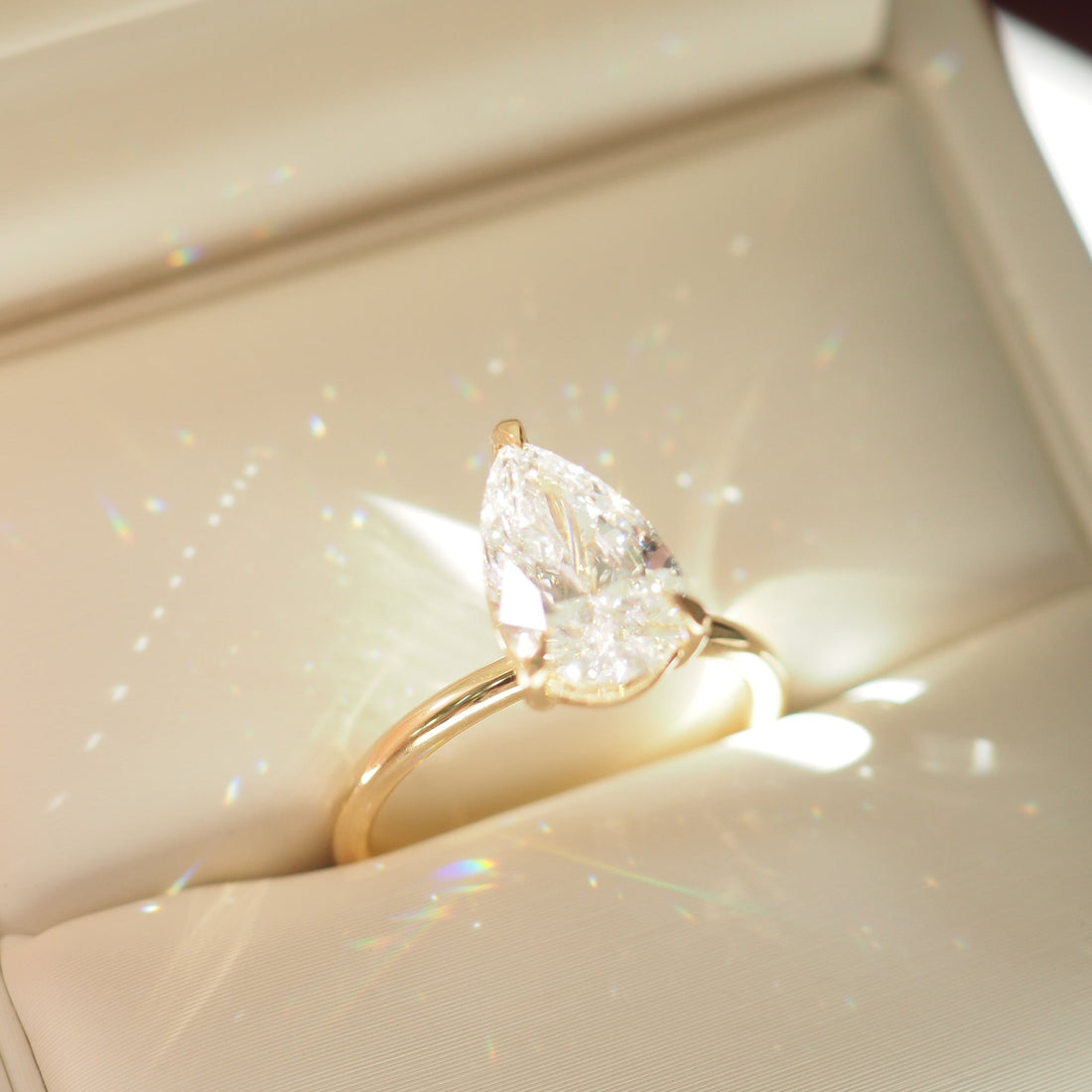 Lyla | 2ct Pear Solitaire Lab-Grown Diamond Engagement Ring