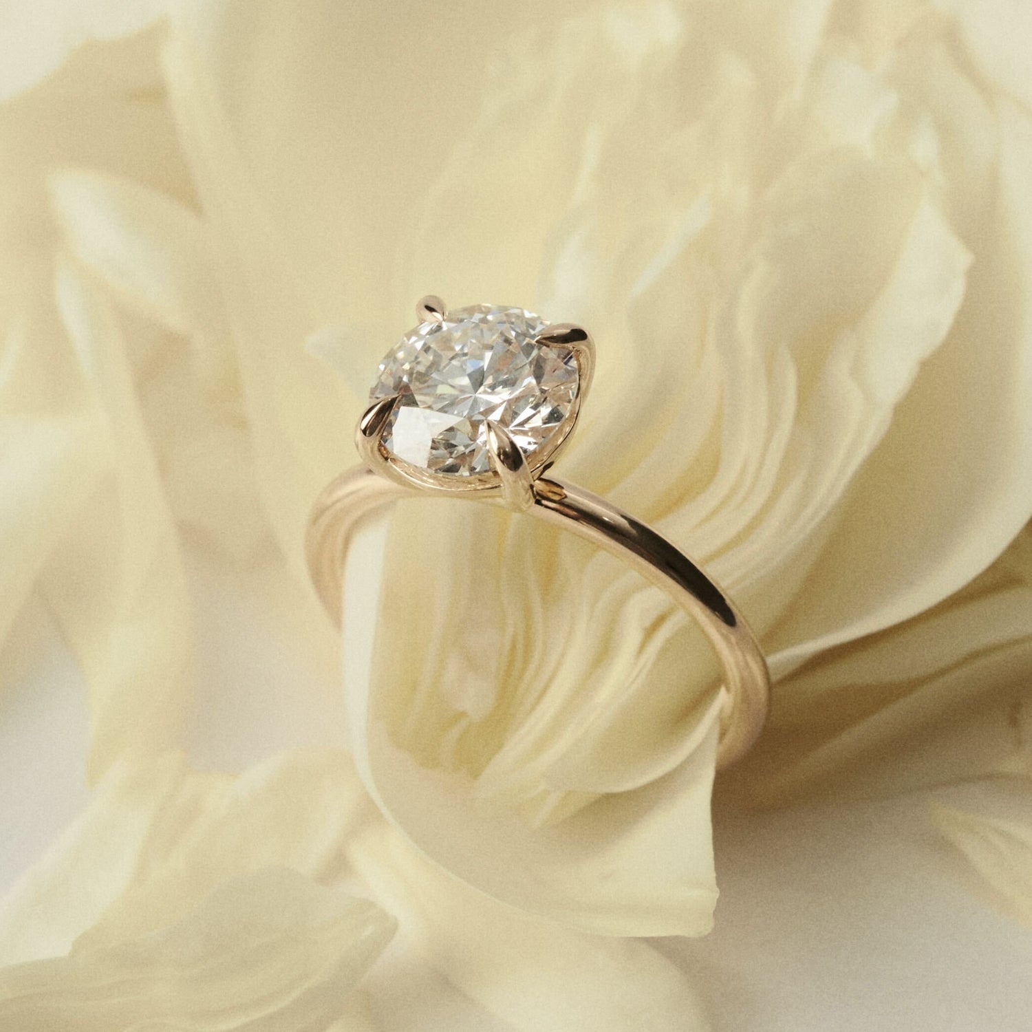Cleo | Round Solitaire Lab-Grown Diamond Engagement Ring