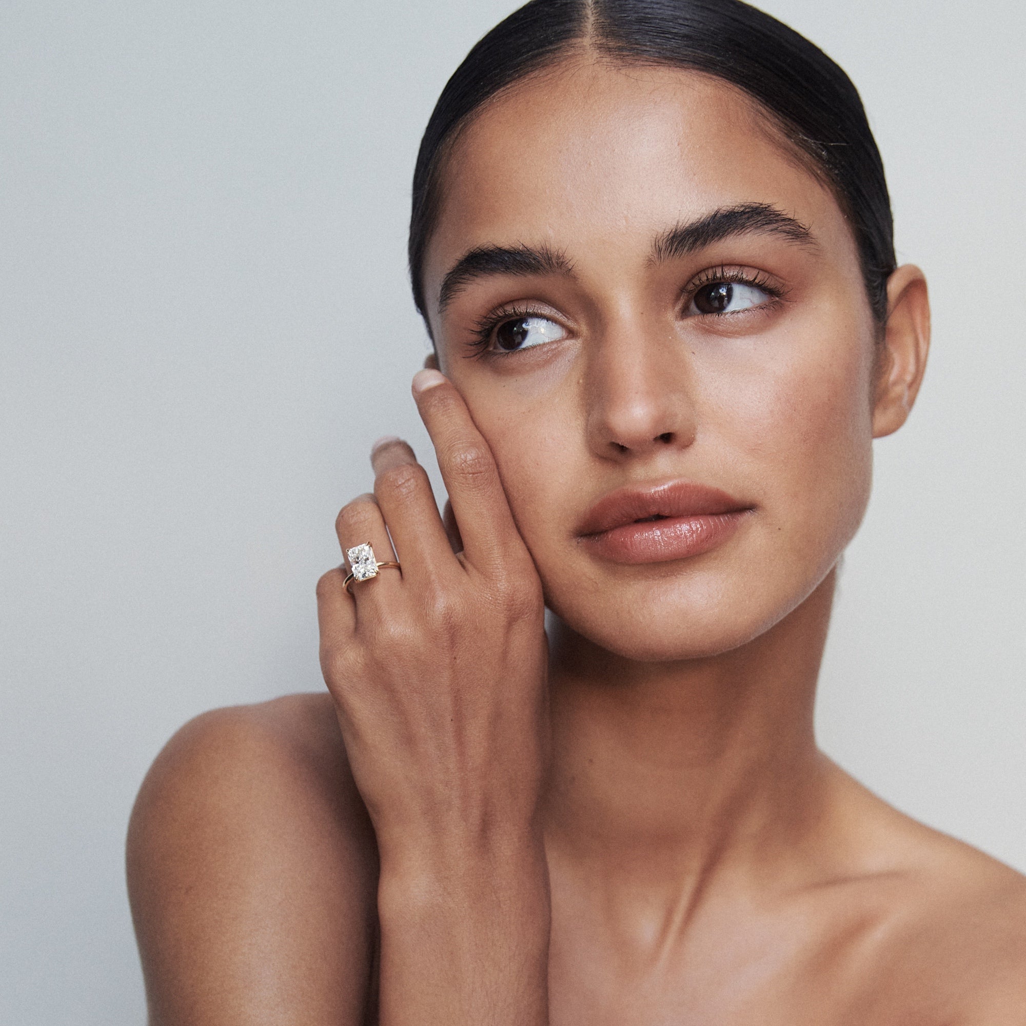 Rhea | Radiant Solitaire Lab-Grown Diamond Engagement Ring