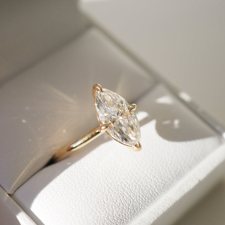 Mae | 2ct Marquise Solitaire Lab-Grown Diamond Engagement Ring