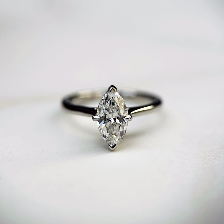 Classic Marquise Cut Solitaire - 1ct+ (D/E & VVS)