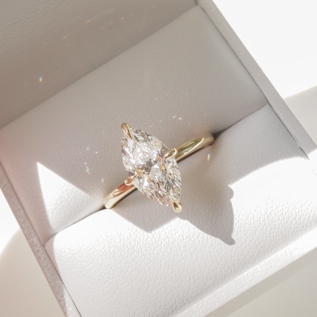 Mae | Marquise Solitaire Lab-Grown Diamond Engagement Ring