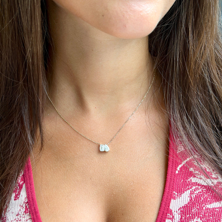 Moi et Toi Pendant - 1.25ct+