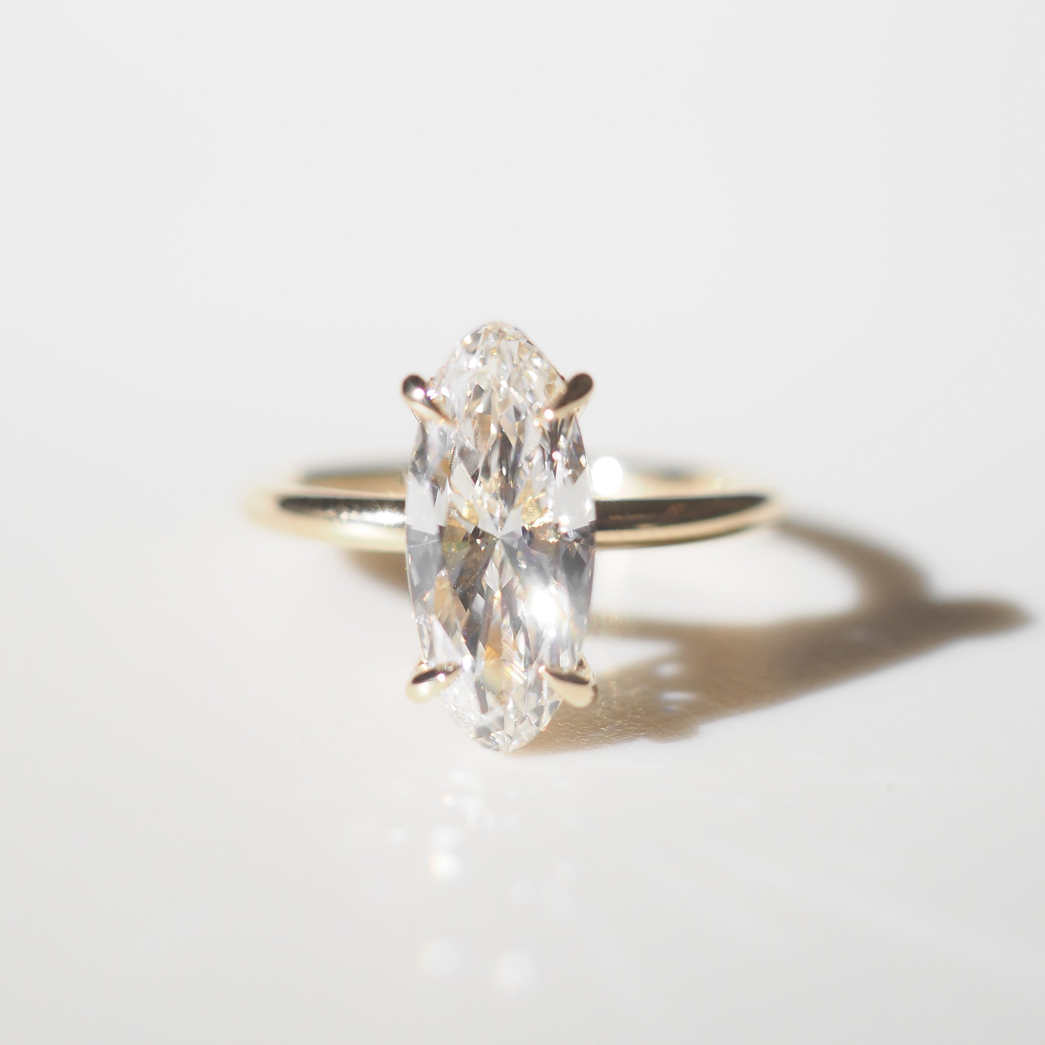 Moval Solitaire | 2ct Oval Lab-Grown Diamond Solitaire Ring