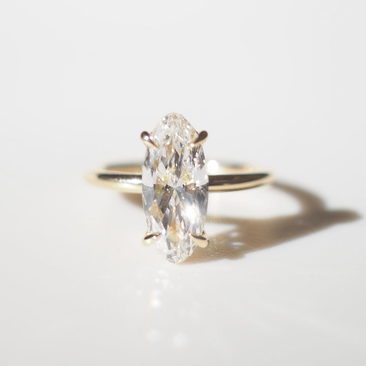 Moval Solitaire | 2ct Oval Lab-Grown Diamond Solitaire Ring