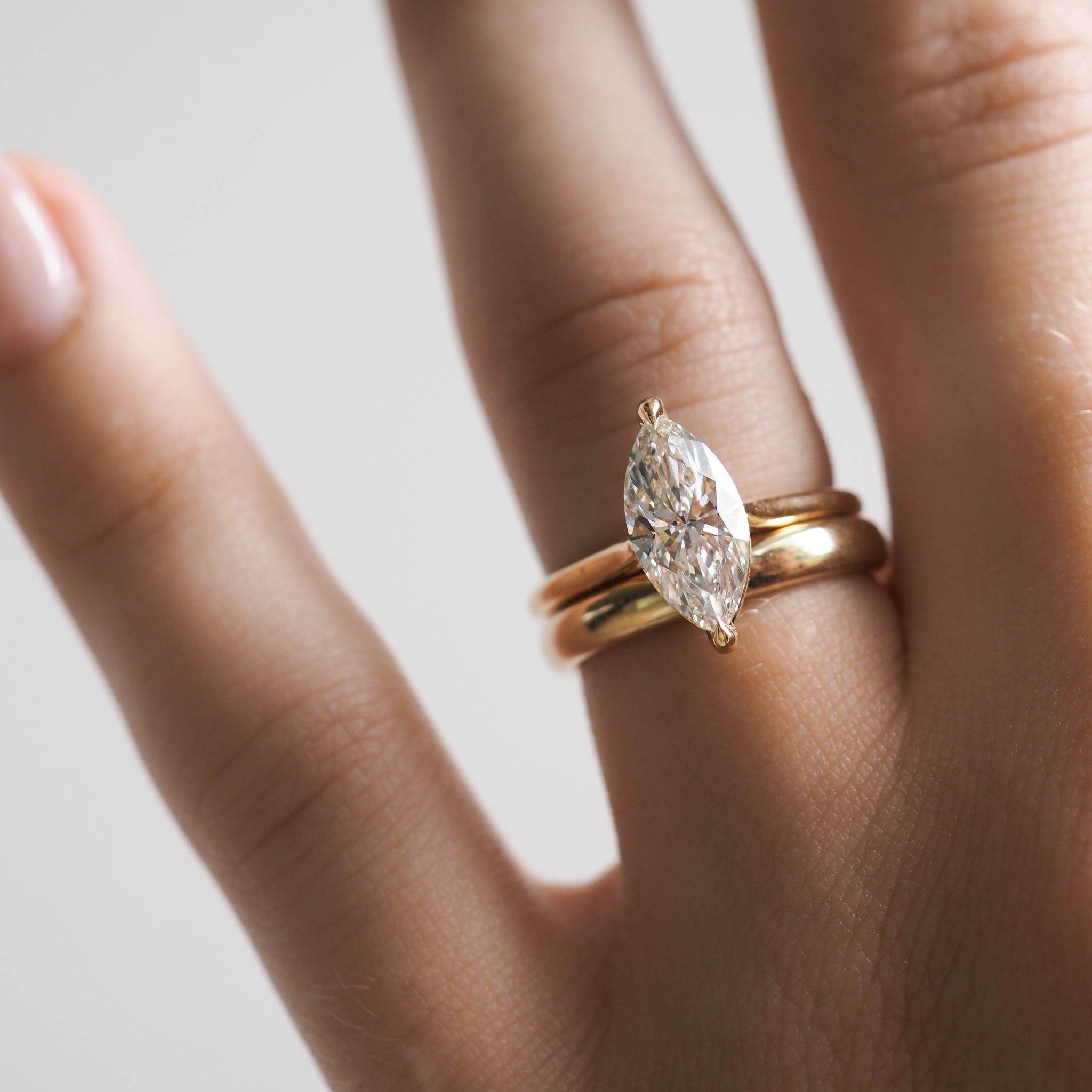 Mya | Marquise Solitaire Lab-Grown Diamond Engagement Ring