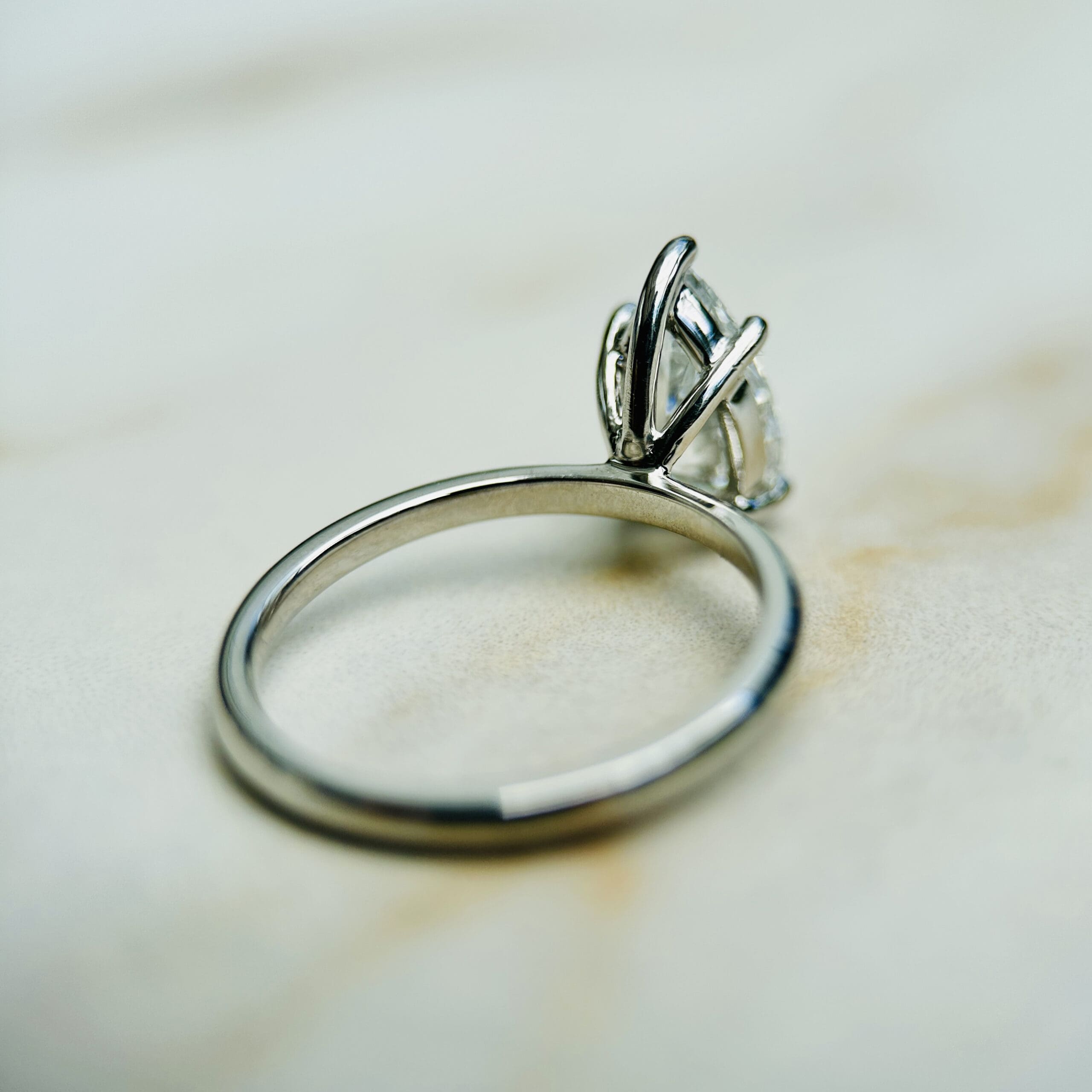 Classic Pear Cut Solitaire - 1.50ct+ (D/E & VVS)