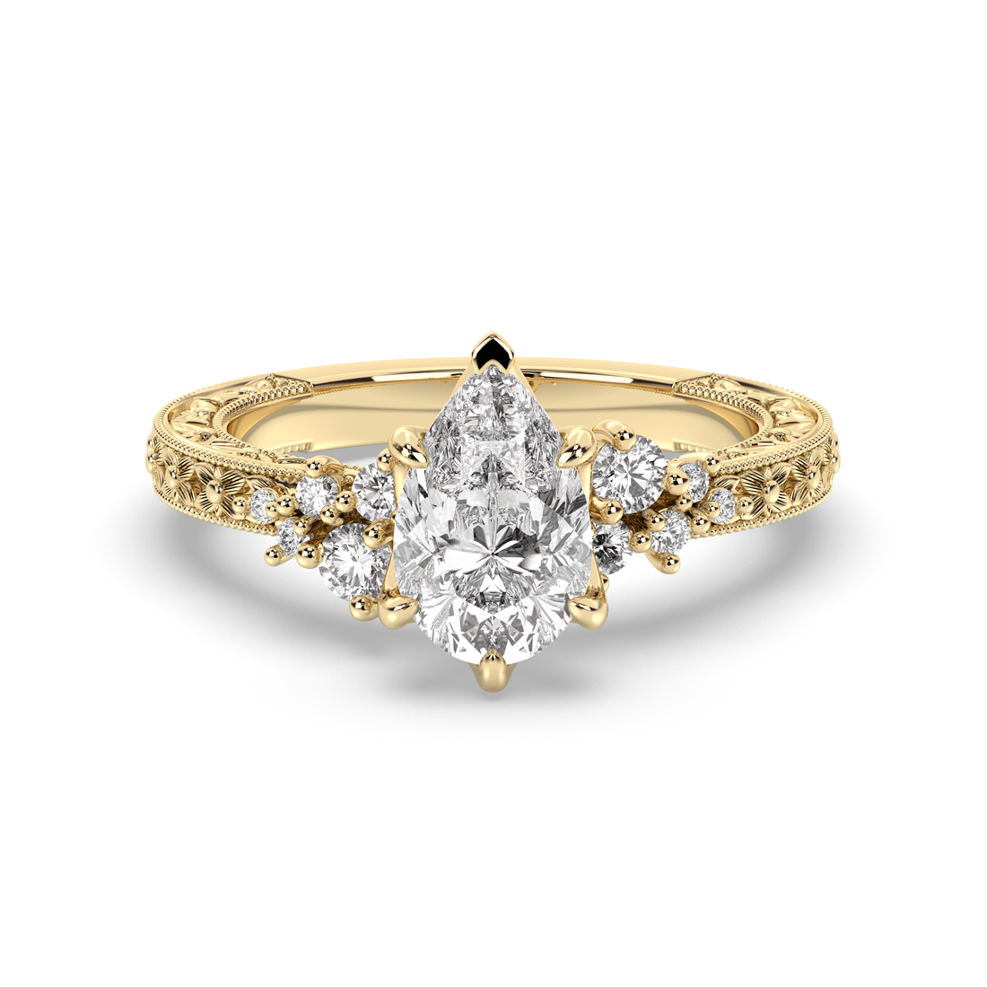 Vintage Montreal Ring, Pear Cut