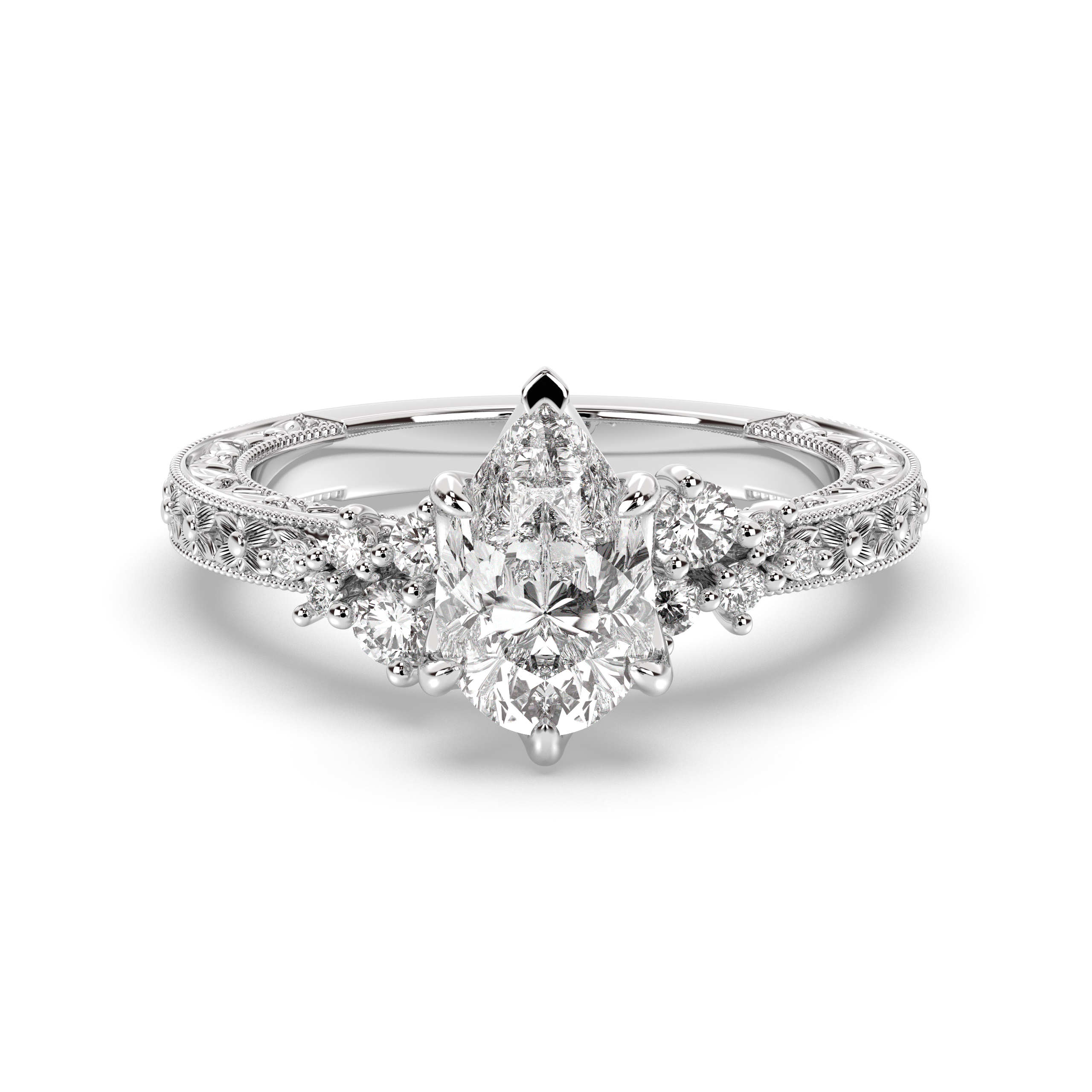 Vintage Montreal Ring, Pear Cut