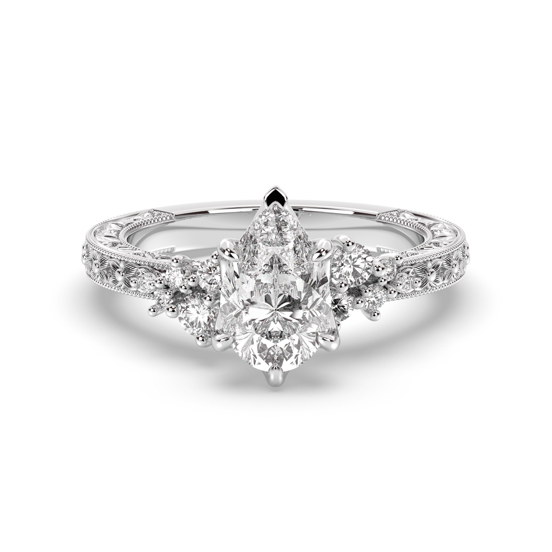 Vintage Montreal Ring, Pear Cut