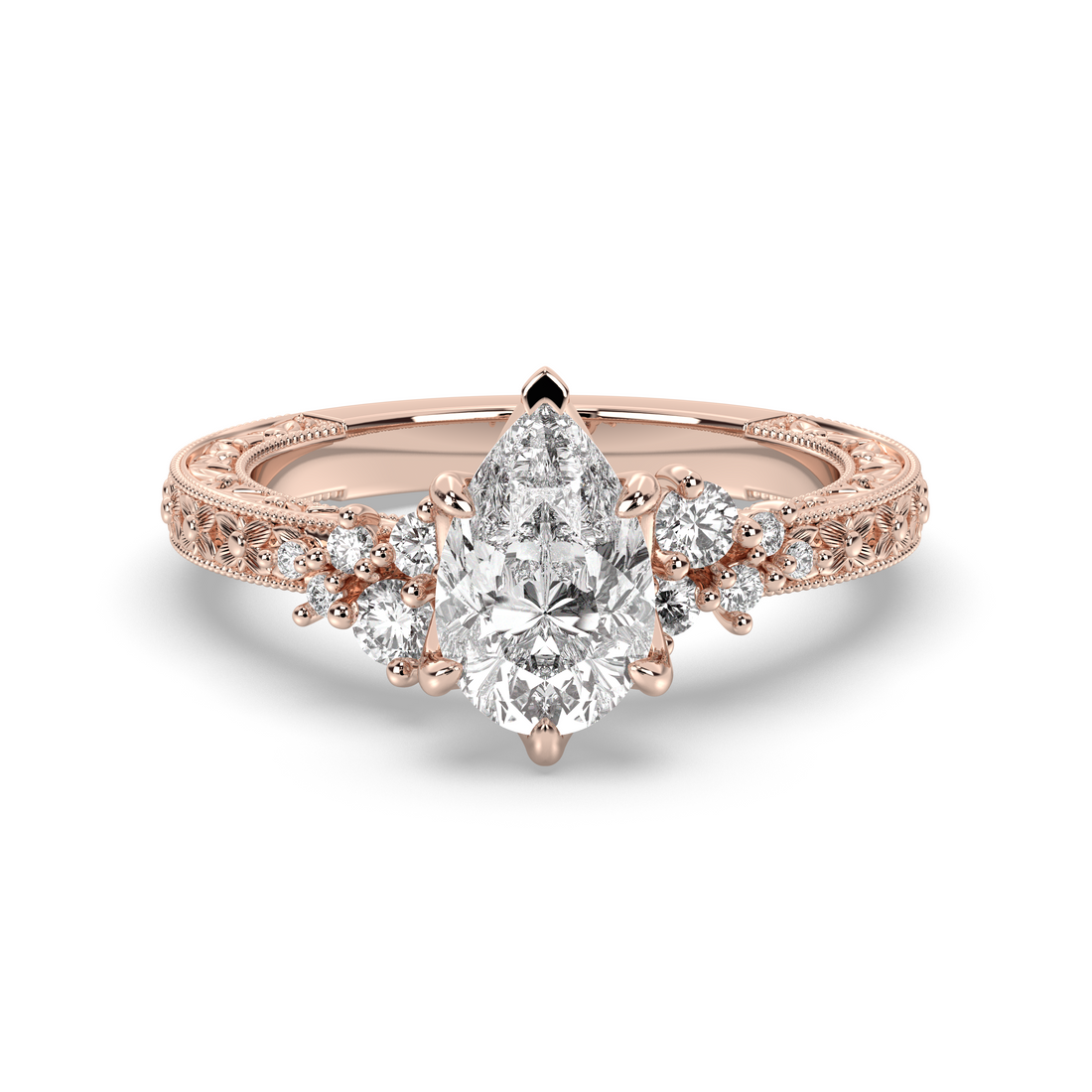 Vintage Montreal Ring, Pear Cut