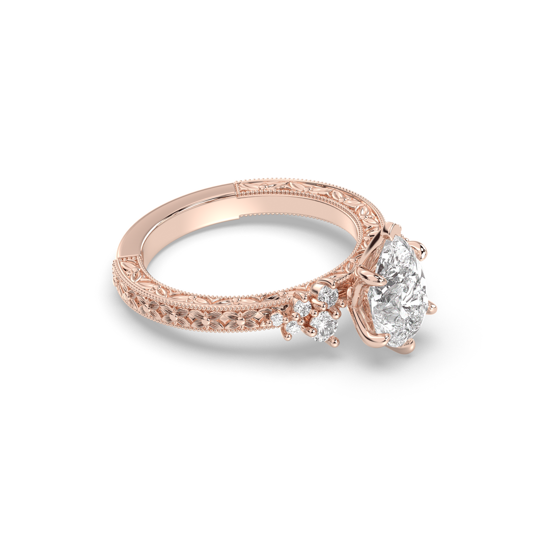 Vintage Montreal Ring, Pear Cut