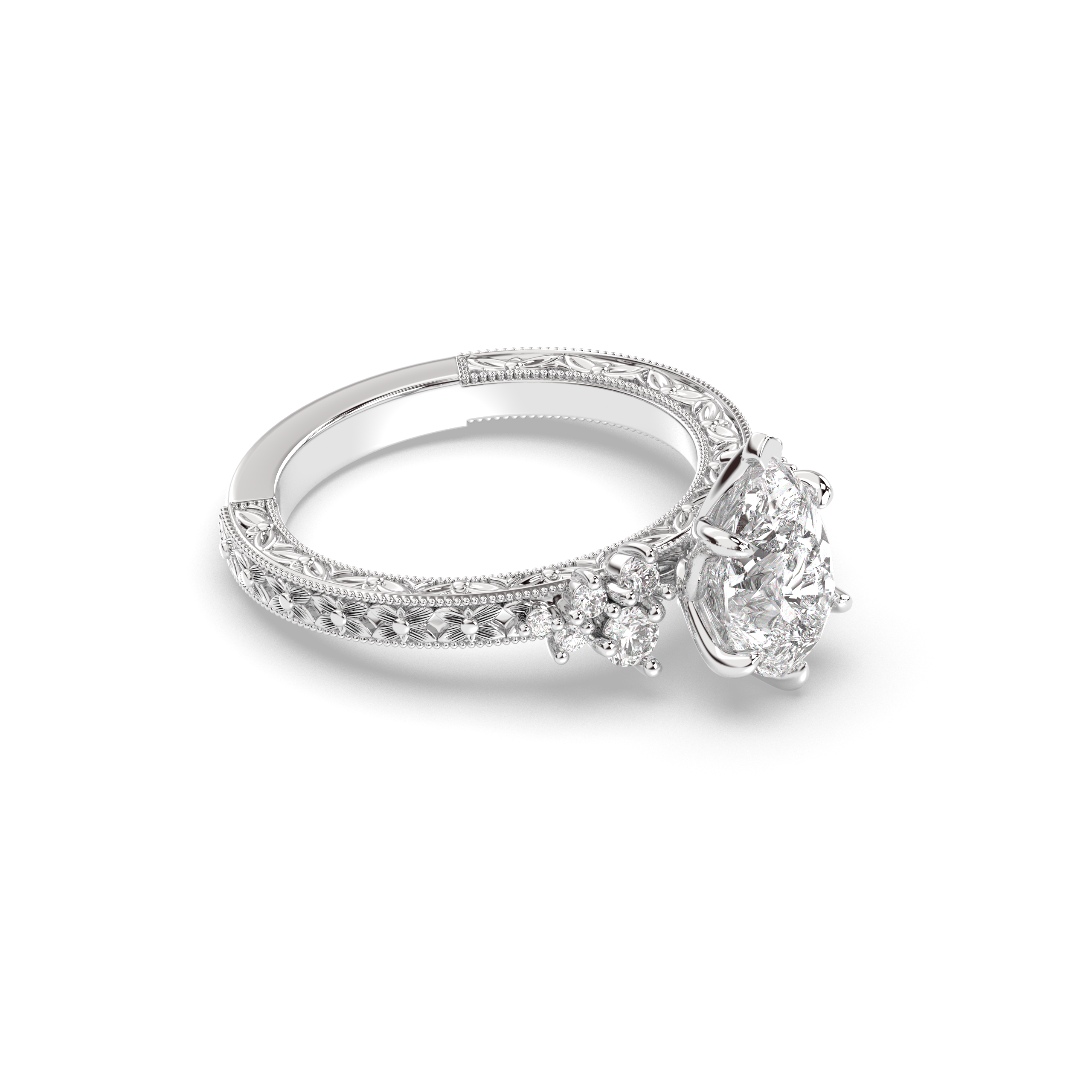 Vintage Montreal Ring, Pear Cut