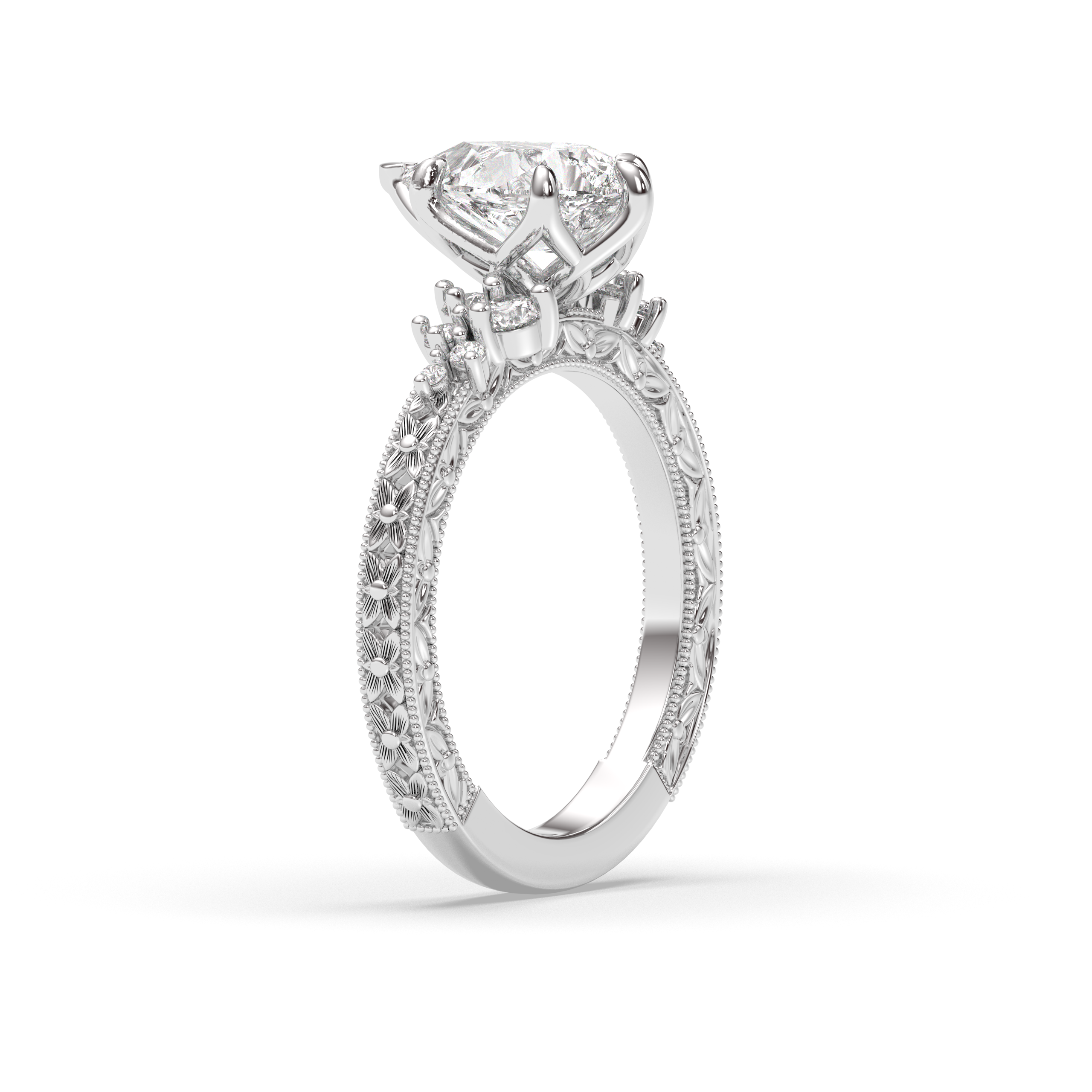 Vintage Montreal Ring, Pear Cut