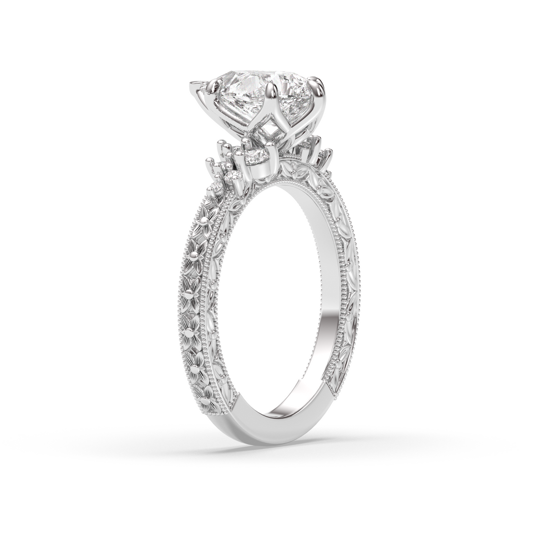 Vintage Montreal Ring, Pear Cut