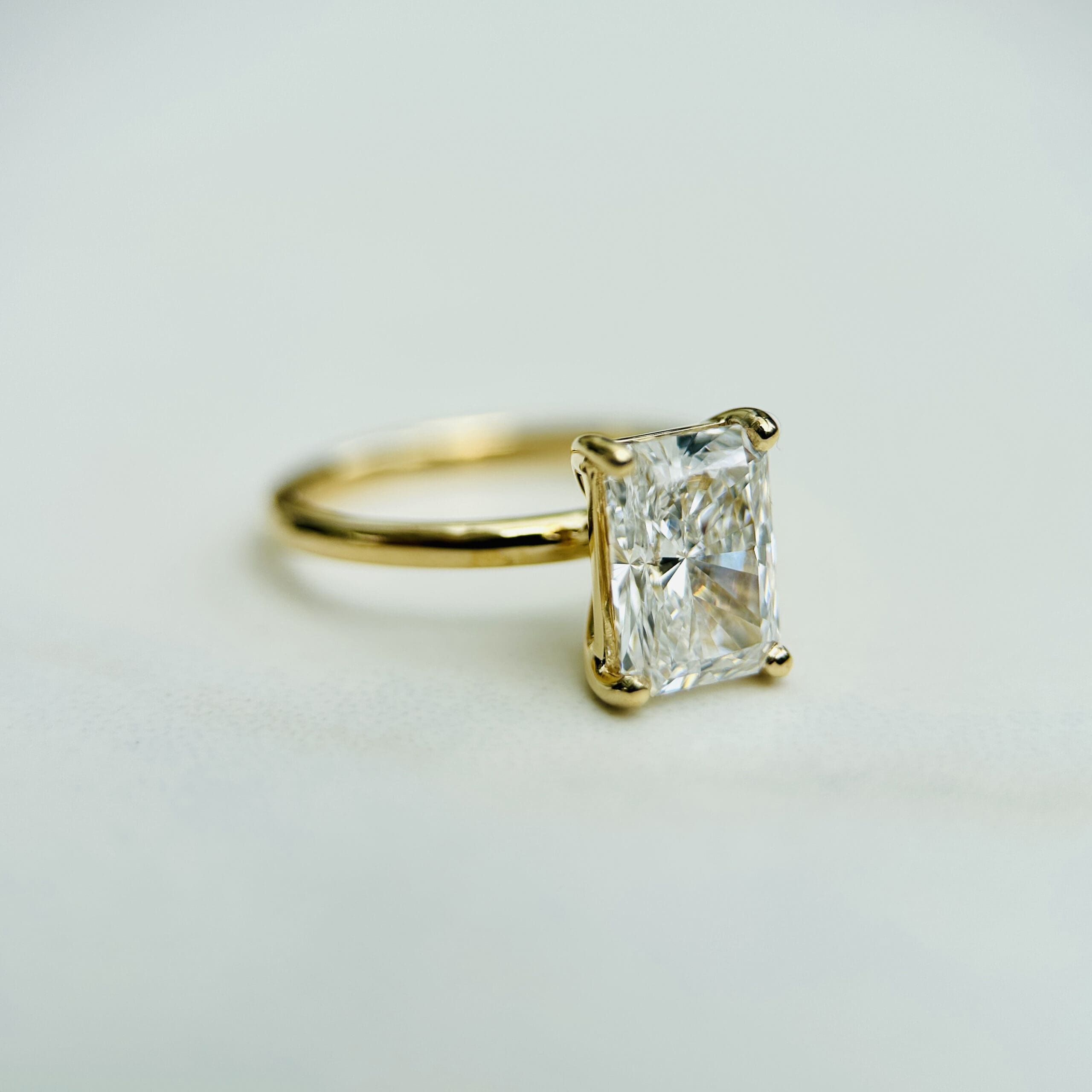 Classic Radiant Cut Solitaire - 1.80ct+ (8.5mm+, D/E & VVS)