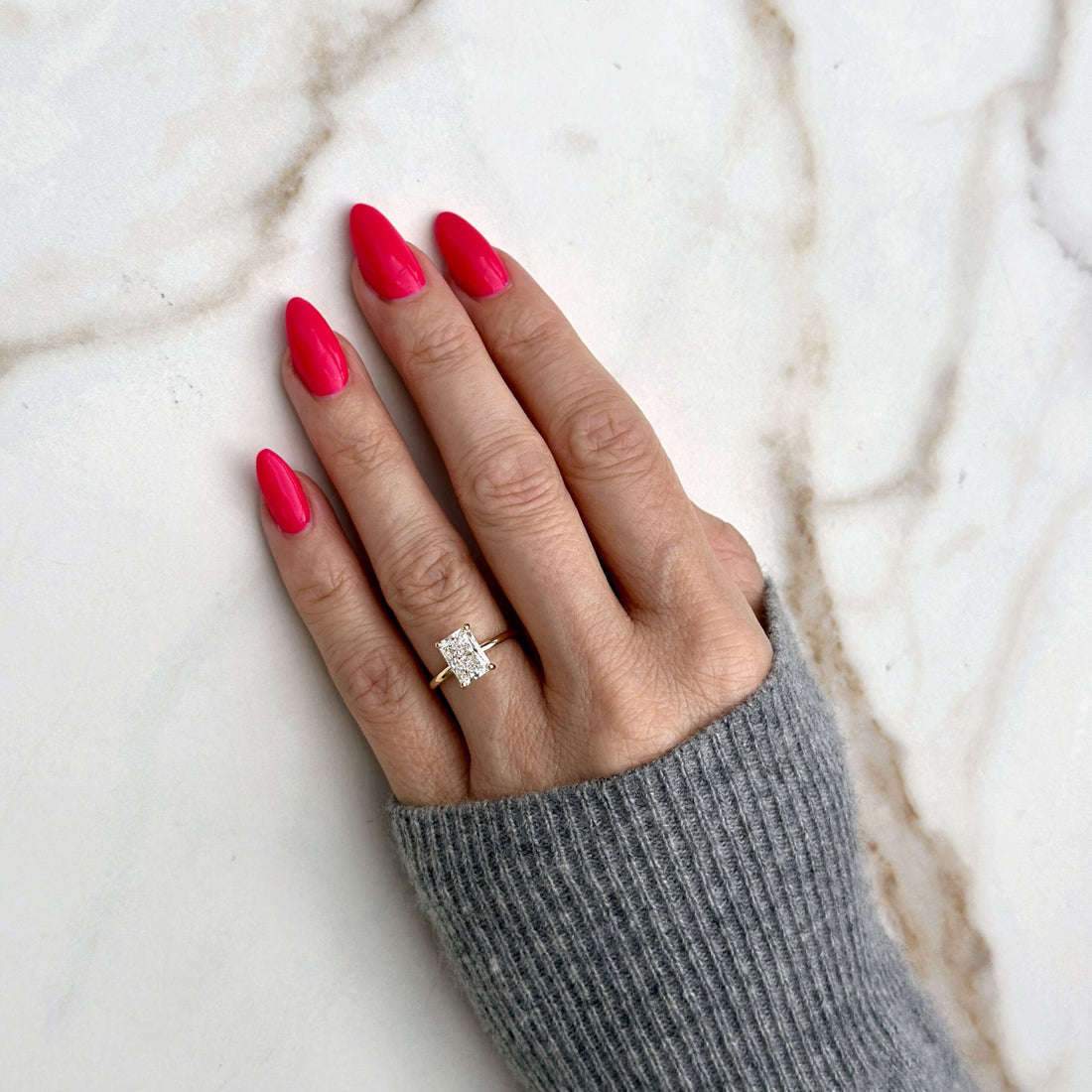 Classic Radiant Cut Solitaire - 1.80ct+ (8.5mm+, D/E & VVS)