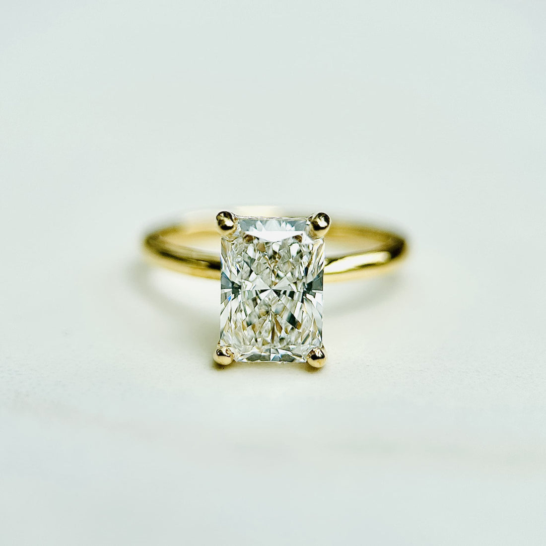 Classic Radiant Cut Solitaire - 1.80ct+ (8.5mm+, D/E & VVS)