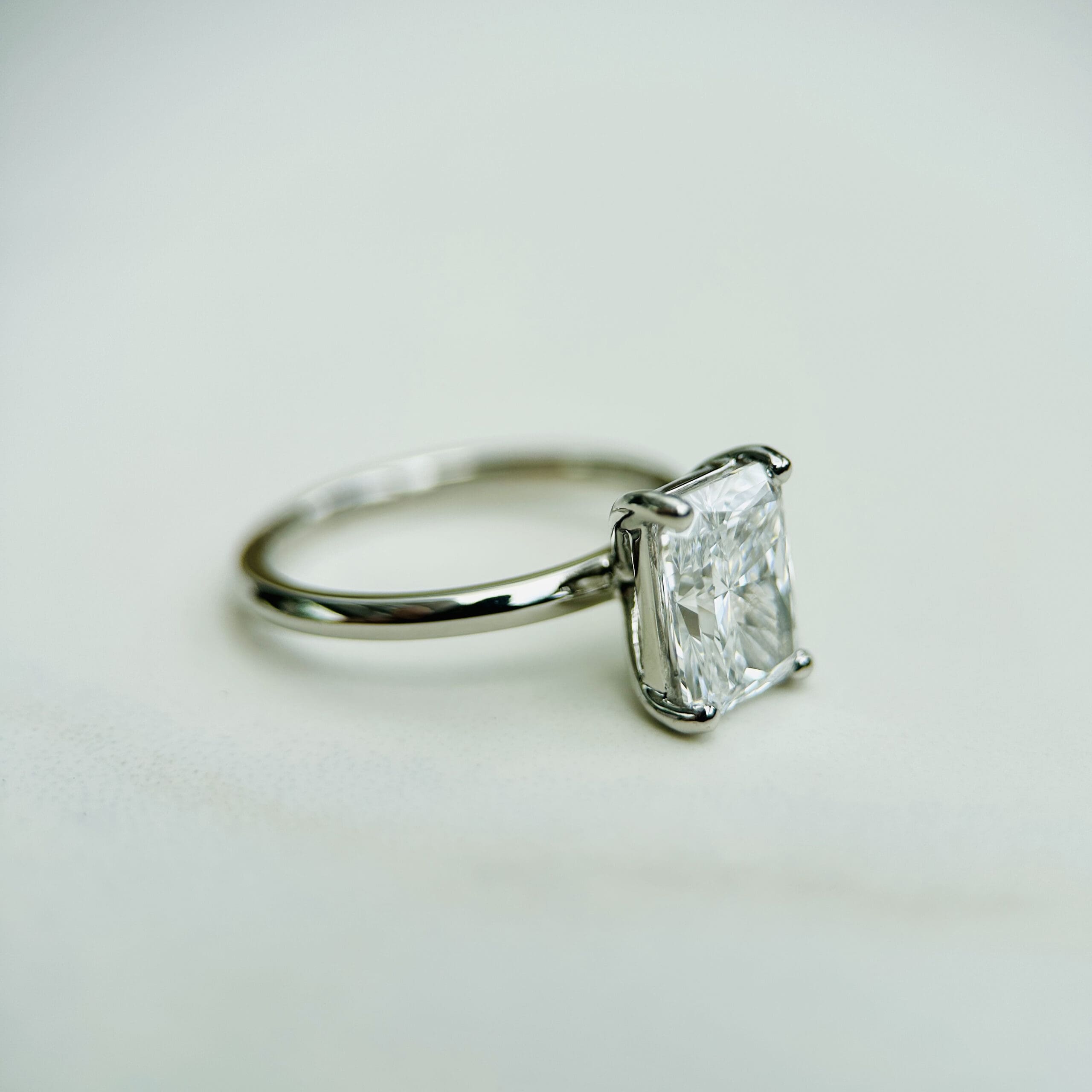 Classic Radiant Cut Solitaire - 1.80ct+ (8.5mm+, D/E & VVS)