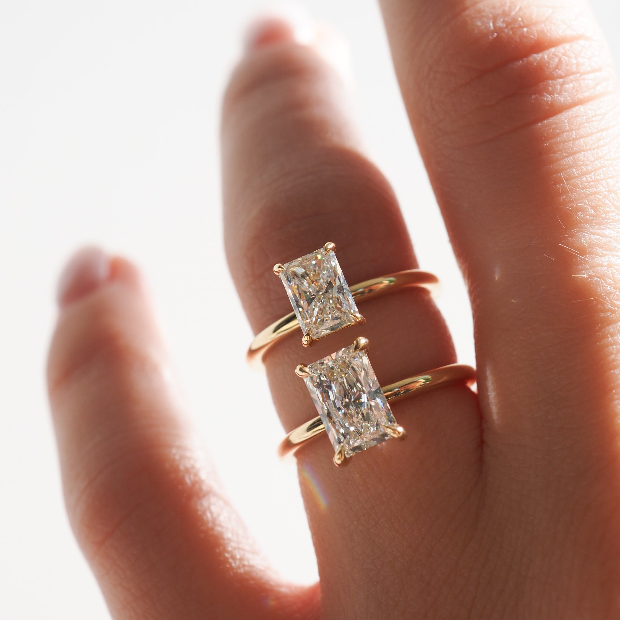 Rhea | Radiant Solitaire Lab-Grown Diamond Engagement Ring