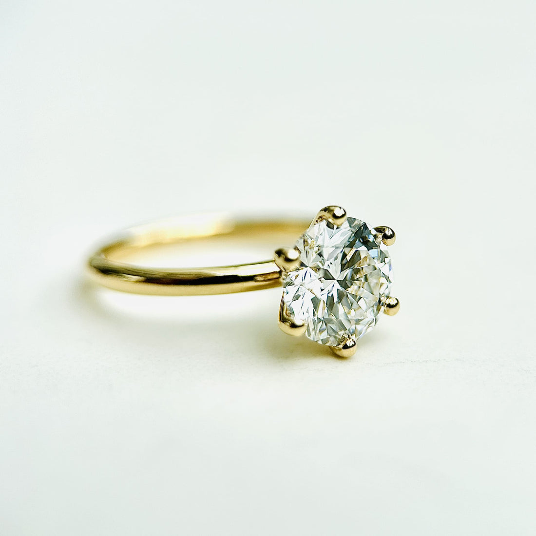Classic Round Cut Solitaire (6 prong) - 1.80ct+ (8mm+, D/E & VVS)