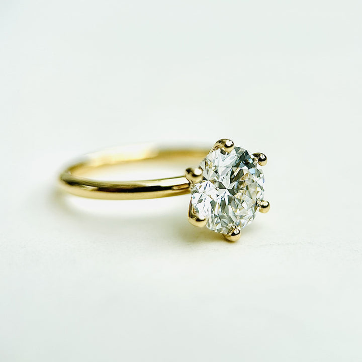 Classic Round Cut Solitaire (6 prong) - 1.80ct+ (8mm+, D/E & VVS)