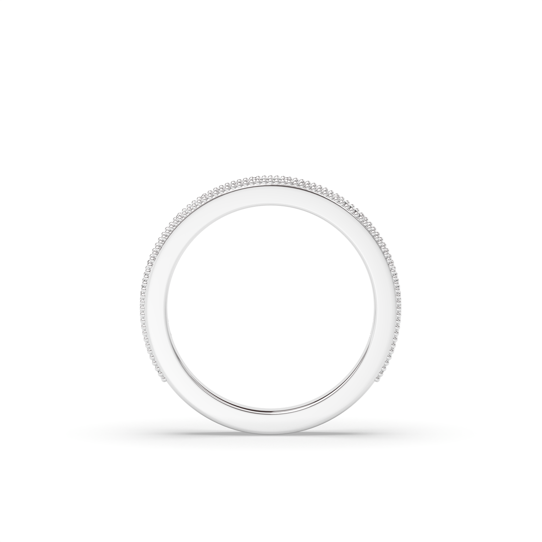 The Deco Diamond Wedding Band